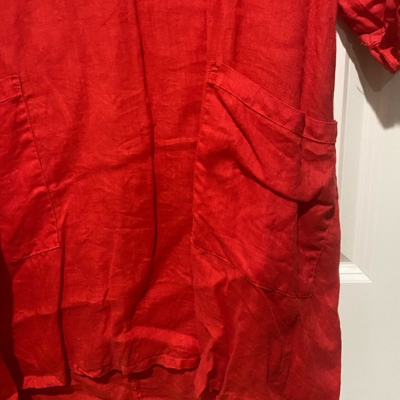 Spectacular 100% Linen Dress - Picture 4 of 4